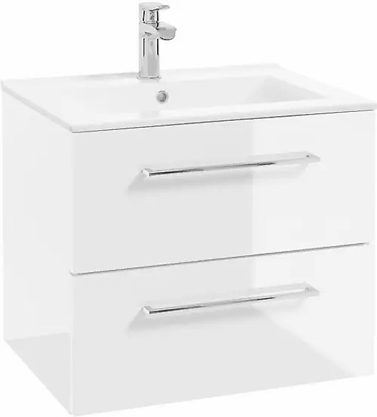 welltime Waschtisch »Palermo« Set, Badmöbel inkl. Waschbecken, Breite 60cm günstig online kaufen