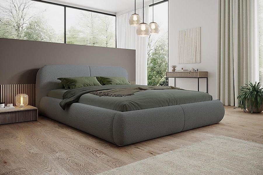 Compleo Polsterbett Doppelbett mit dicker Schaumstoffpolsterung, günstig online kaufen