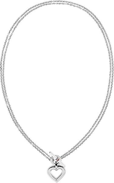 Tommy Hilfiger Kette mit Anhänger TOGGLE HEART, mit Emaille günstig online kaufen