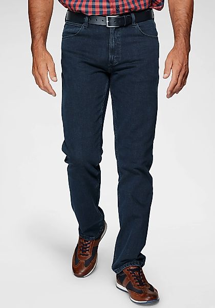 Wrangler Herren Jeans STRAIGHT - Mid Waist - Regular Fit - Blau Schwarz günstig online kaufen