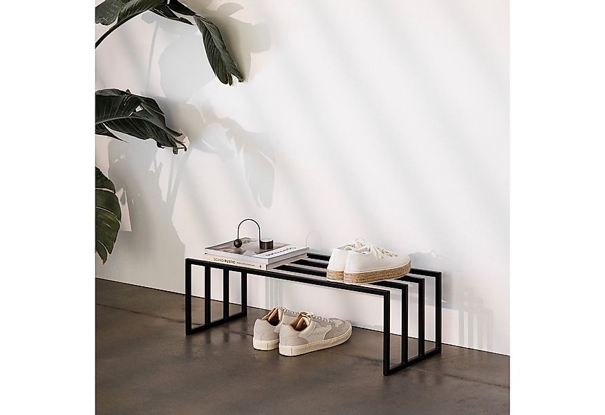 Metallbude Schuhregal BOVI, Designschuhregal aus Metall für 6 Schuhpaare, r günstig online kaufen