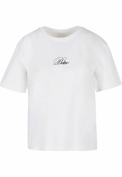 Miss Tee T-Shirt "Miss Tee Babe Wording Tee" 1 Stk. tlg. günstig online kaufen