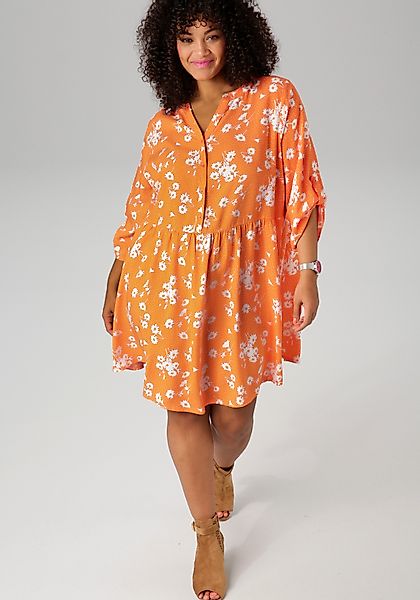 Aniston PLUS Longbluse mit Blumen und günstig online kaufen