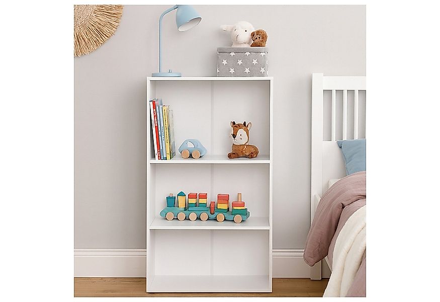 HTI-Living Mehrzweckregal Standregal Nina mit 3 Fächern Weiß, Stück 1-tlg., günstig online kaufen