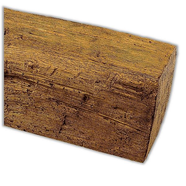 Homestar Deckenleiste Deckenbalken Holzimitat Eiche, 12 x 12 cm, Länge 3 m, günstig online kaufen