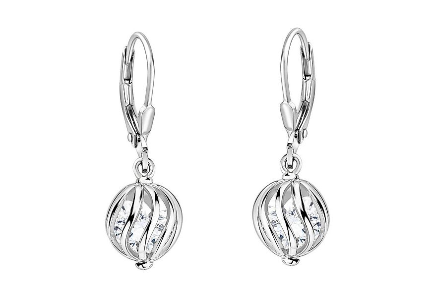Sofia Milani Paar Ohrhänger Zirkonia Kugel, 925 Silber Damen Schmuck - E241 günstig online kaufen