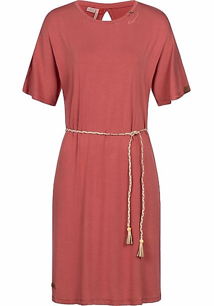 Ragwear Jerseykleid "Kass" Ohne Taschen stylisches Shirtkleid mit geflochte günstig online kaufen