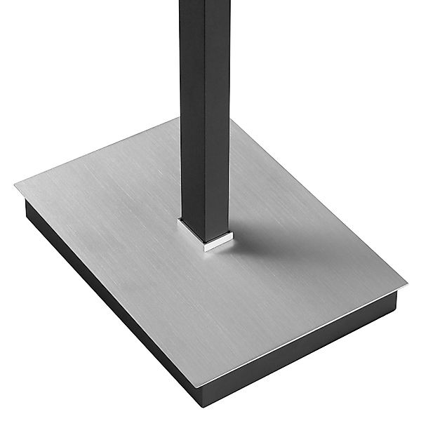 LED-Stehlampe Pulse, schwarz, Höhe 150 cm, Metall, Leselicht günstig online kaufen