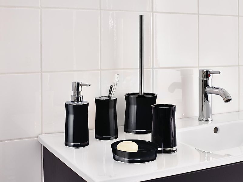 Ridder Badaccessoire-Set WC-Bürste Disco schwarz günstig online kaufen