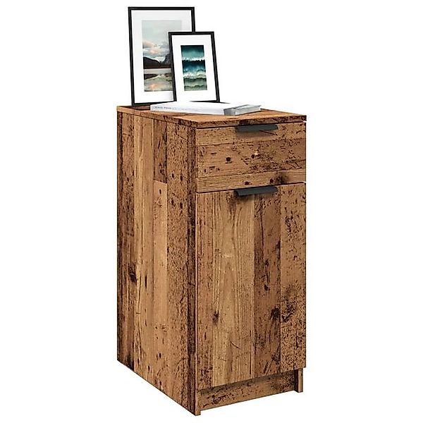 vidaXL Aktenschrank Büroschrank Altholz-Optik 33x50x75 cm Spanplatte günstig online kaufen