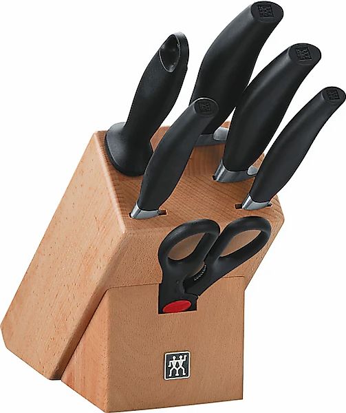 Zwilling Messerblock »***** FIVE STAR«, 7 tlg., Messerblock mit 4 Messern + günstig online kaufen