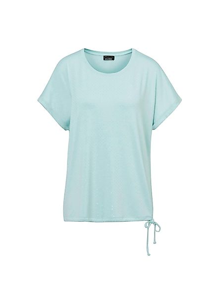 GOLDNER Kurzarmshirt "Kurzgröße Shirt" Dekorative Schnürung günstig online kaufen
