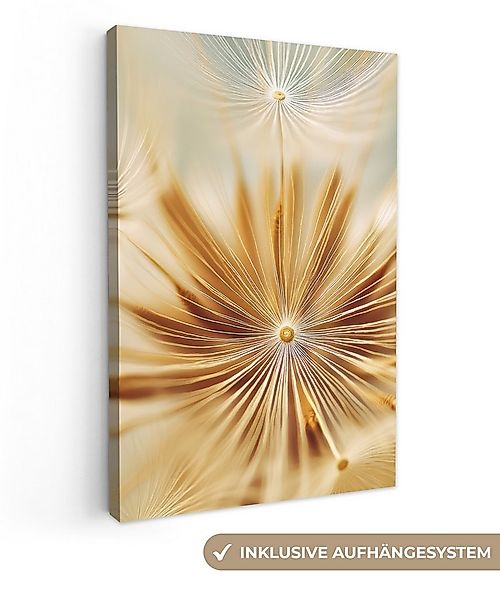OneMillionCanvasses® Leinwandbild Löwenzahn - Beige - Abstrakt - Modern - N günstig online kaufen