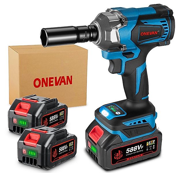 ONEVAN Akku-Schlagschrauber 950 Nm Bürstenloser Elektro Schlagschrauber mit günstig online kaufen
