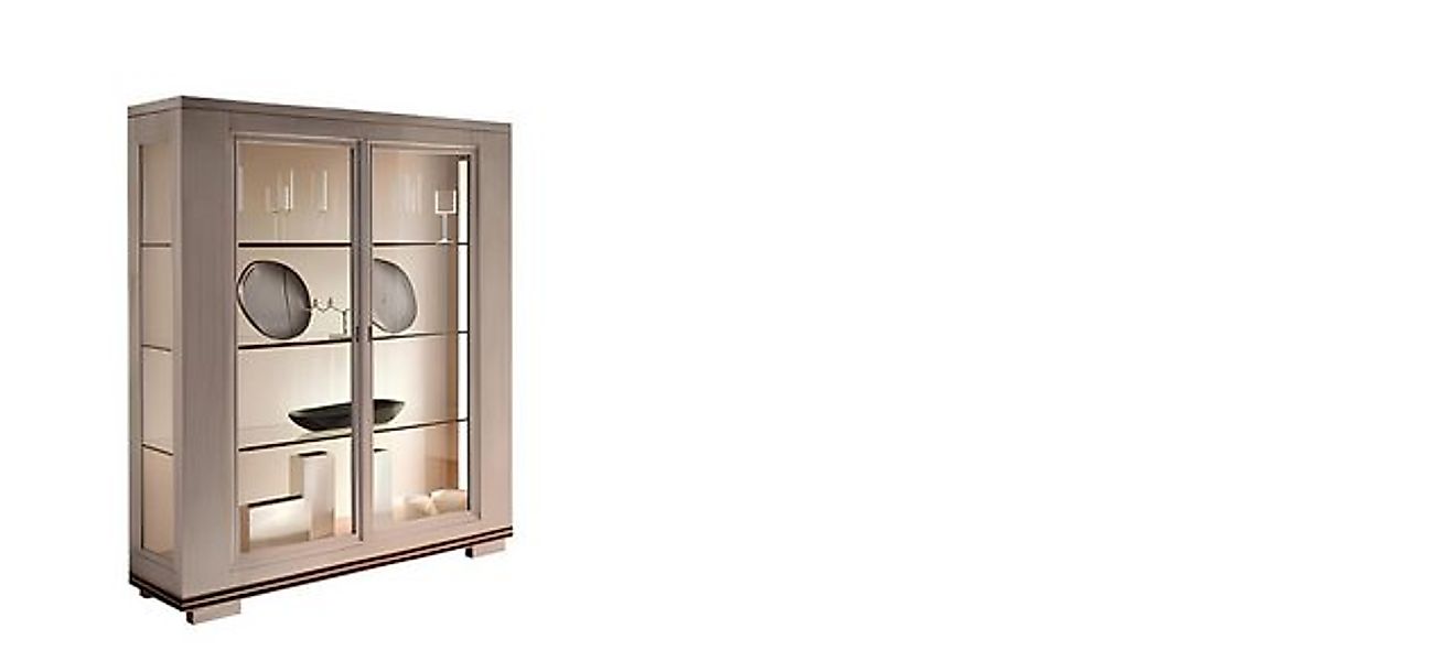 JVmoebel Vitrine Wohnzimmer Anrichte Glas Schrank Vitrine Esszimmer Anricht günstig online kaufen