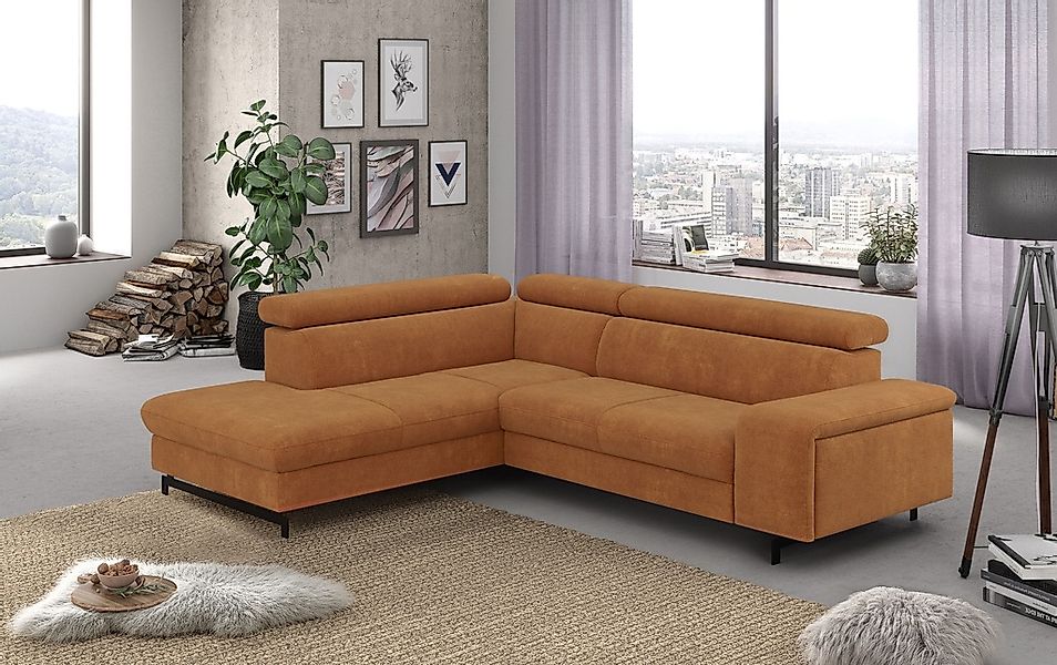 COTTA Ecksofa "Emma L-Form", mit Kopfteilverstellung, wahlweise mit Bettfun günstig online kaufen