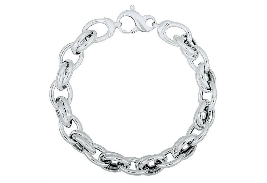 Tony Fein Silberarmband Erbsarmband Oval 11mm 925er Silber Massiv Glänzend, günstig online kaufen