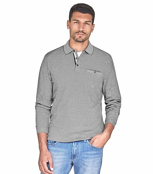 CASAMODA "CASAMODA Polo-Shirt Langarm gestreift" günstig online kaufen