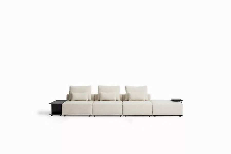 JVmoebel Big-Sofa Weißer Fünfsitzer Textilsofa Wohnzimmermöbel Polstersofa, günstig online kaufen