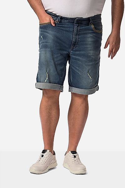 John F. Gee Jeansbermudas Jeans-Bermuda Kontraste 5-Pocket günstig online kaufen