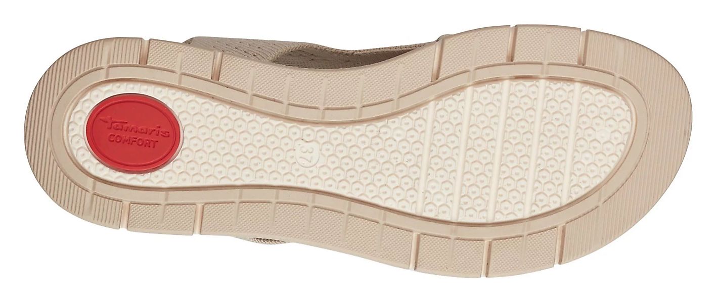 Tamaris COMFORT Sandale, Sommerschuh, Sandalette, Keilabsatz, in der Maschi günstig online kaufen
