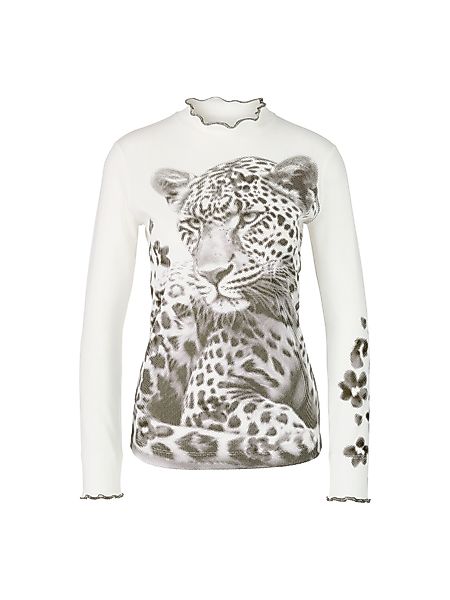 Marc Cain T-Shirt Shirt aus Baumwoll-Ripp günstig online kaufen