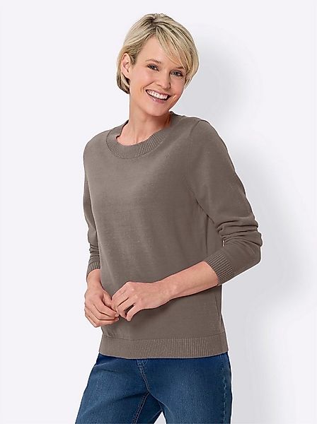 Sieh an! Strickpullover Langarm-Pullover Langarm Jersey günstig online kaufen