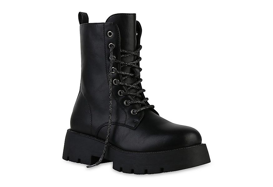 VAN HILL 841446 Schnürstiefelette Damen Leicht Gefütterte Schnürstiefelette günstig online kaufen