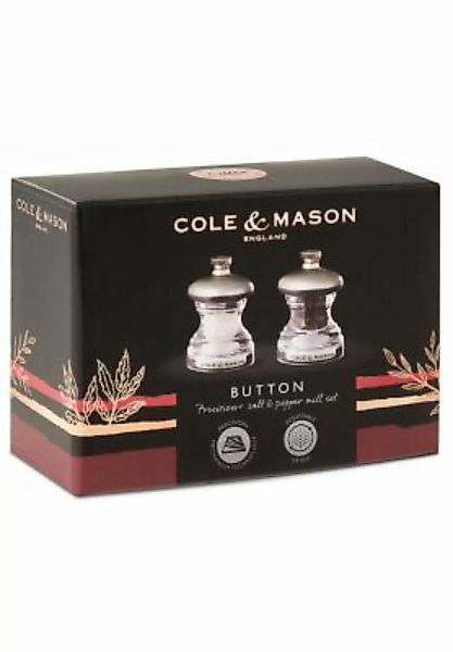 COLE & MASON Salz & Pfeffermühlen Set silber günstig online kaufen