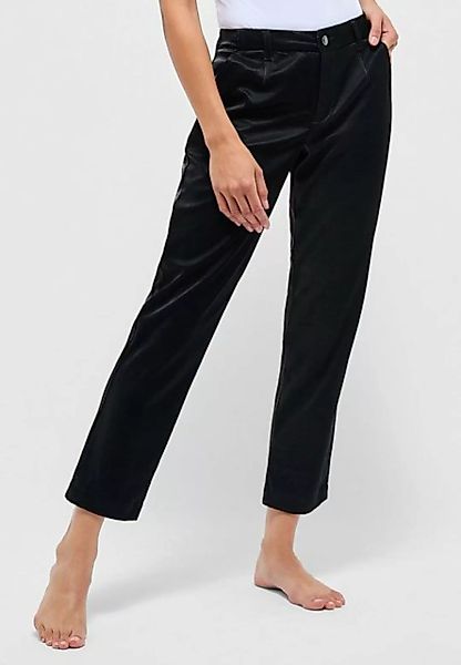 AENGELS 7/8-Hose Hose Detail Straight mit Glam Fake Leather mit Reißverschl günstig online kaufen