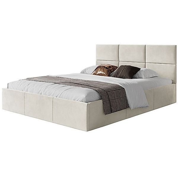 Selsey Polsterbett NESTIO, Bett mit Polsterrahmen, Kopfteil, Bettkasten 140 günstig online kaufen