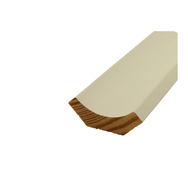 Hohlkehlleiste Weiß,ackiert 29 mm x 29 mm Länge 2400 mm günstig online kaufen
