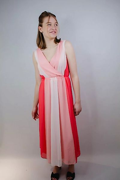 Comma Blusenkleid Kleid COMMA coralle Blockstreifen günstig online kaufen