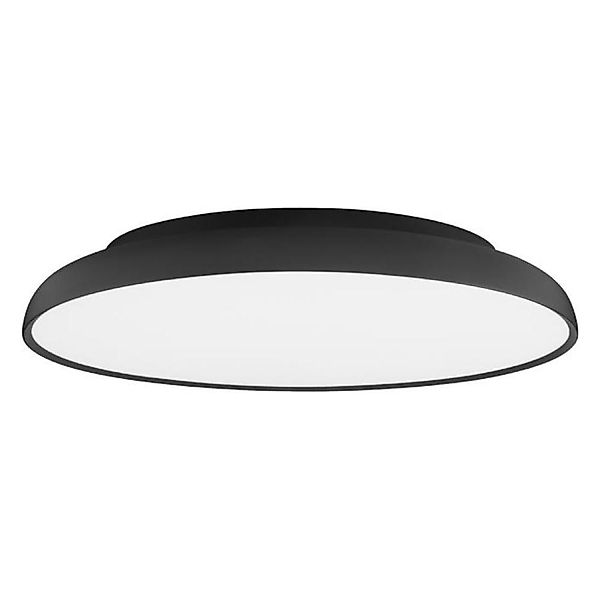 LED Deckenleuchte Linus in Schwarz und Weiß 40W 2541lm günstig online kaufen