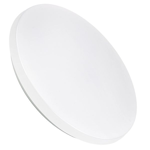 LUXULA LED-Deckenleuchte Weiß Runde Deckenlampe 12W 3000K Warmweiß IP44 Bad günstig online kaufen