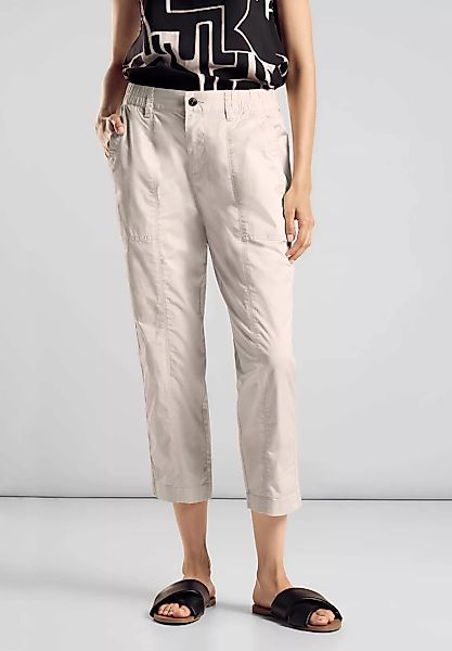 STREET ONE Stoffhose - verkürzte Damen Hose A377978 - Loose Fit günstig online kaufen