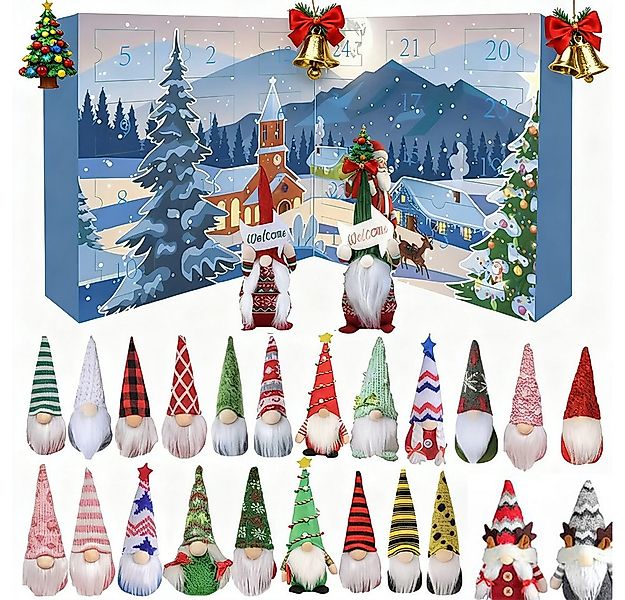 CLTYQ Adventskalender Gnome Adventskalender 2025, 24 Tage Weihnachtsgnome C günstig online kaufen