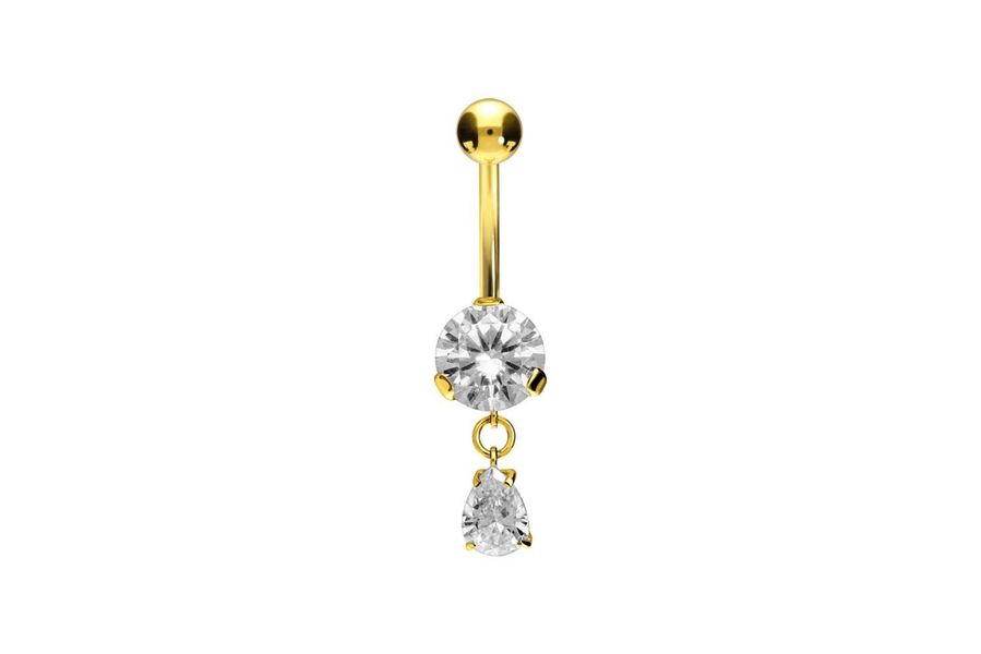 PIERCINGLINE Bauchnabelpiercing Titan Bananabell mit Innengewinde günstig online kaufen