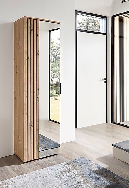 HBZ Garderobenschrank »Volano in Eiche Artisan Dekor, BxHxT 57x195x38cm« 1 günstig online kaufen