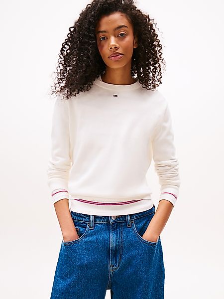 Tommy Jeans Strickpullover "TJW ESSENTIAL CREW SWEATER EXT" günstig online kaufen
