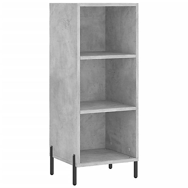 vidaXL Sideboard Sideboard Betongrau 34,5x32,5x90 cm günstig online kaufen