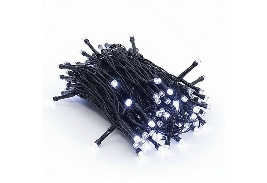 Spetebo LED-Lichterkette Außen Lichterkette kalt weiß mit Timer 96 LED, Gar günstig online kaufen