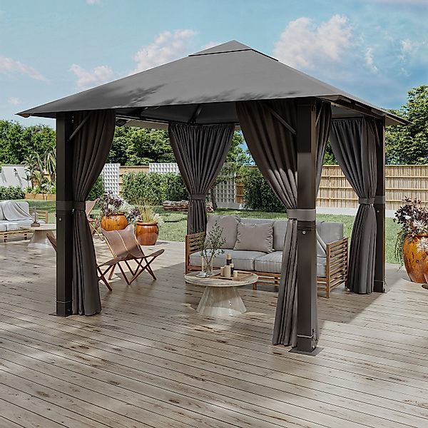 HOMALL Pavillon Gazebo 3*3/3/4M wasserdichtes Gartenzelt günstig online kaufen