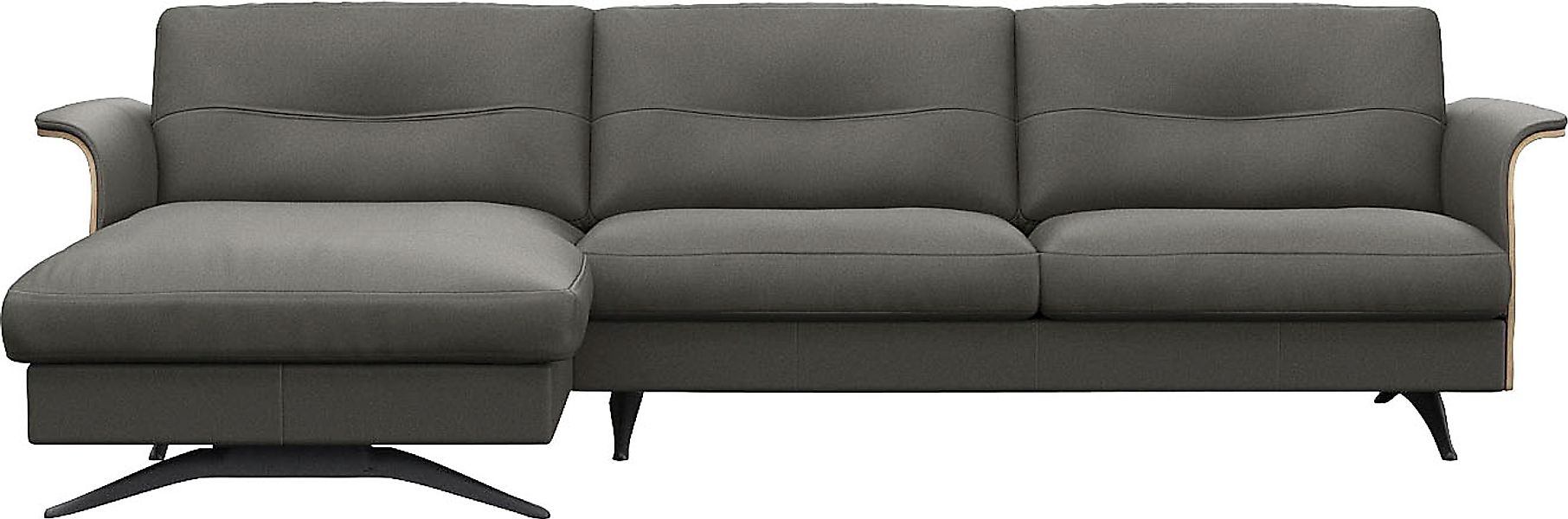 FLEXLUX Ecksofa »Glow, super bequem durch hochwertigem Sitzaufbau mit Feder günstig online kaufen