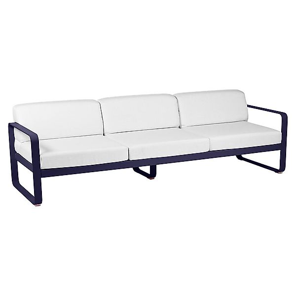 Bellevie 3-Sitzer Lounge-Sofa 92 Abyssblau 81 Grauweiß günstig online kaufen