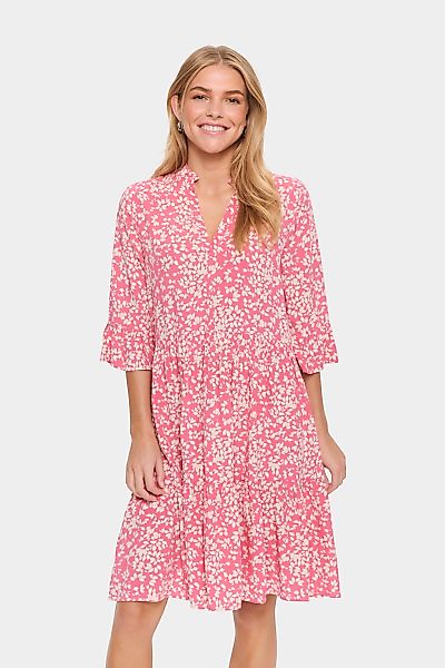 Saint Tropez Blusenkleid "EdaSZ Dress", mit Volant und 3/4 Ärmel günstig online kaufen
