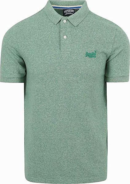 Superdry Classic Poloshirt Melange Rosa - Größe XXL günstig online kaufen