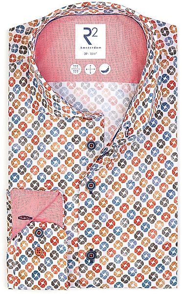 R2 Hemd Druck Multicolour - Größe 38 günstig online kaufen