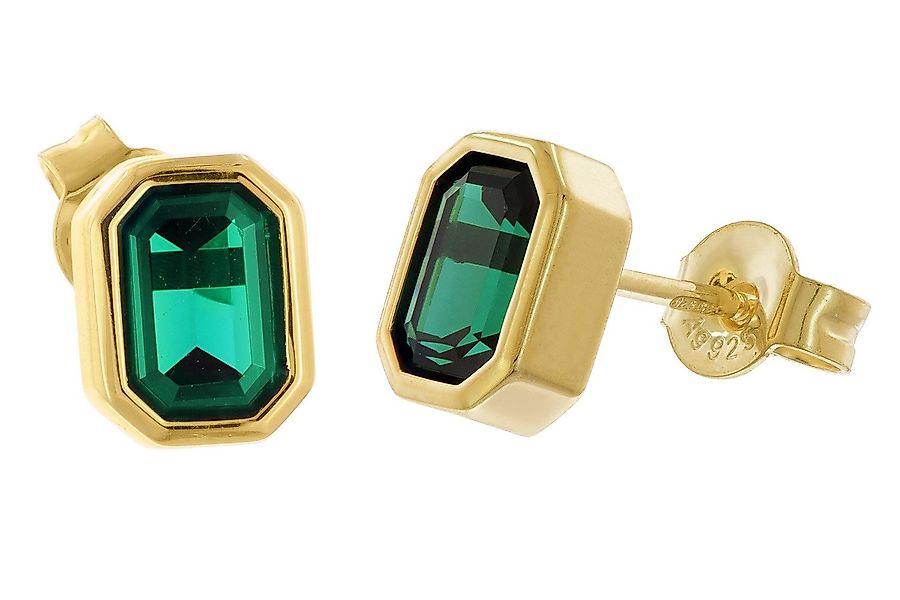 trendor Paar Ohrstecker Damen-Gold auf 925 günstig online kaufen