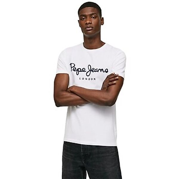 Pepe Jeans T-Shirt mit Markenprint vorne günstig online kaufen